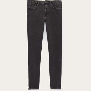Everlane Men's Slim 4-Way Stretch Org Jean, Uniform Washed Blk, 31x32, Cot/Denim